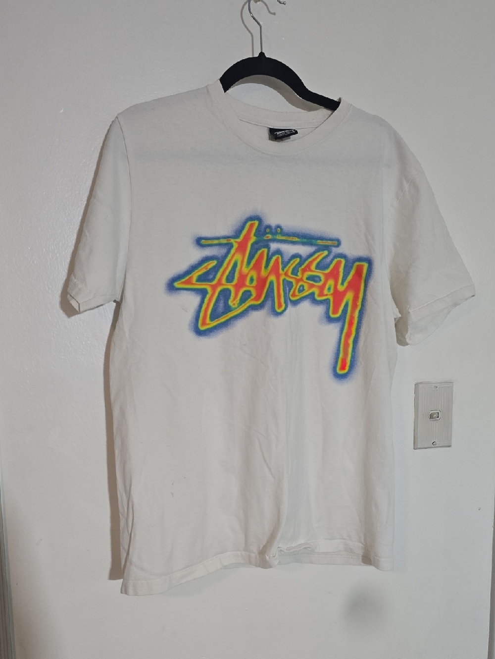 Stussy Thermal Stock Tee - White - M